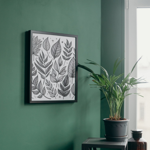 Botanical Leaf Line