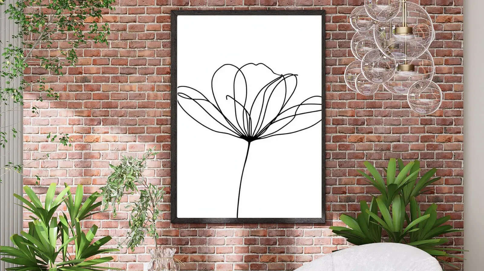 Minimalist Floral Trio – Digital Wall Art earthART