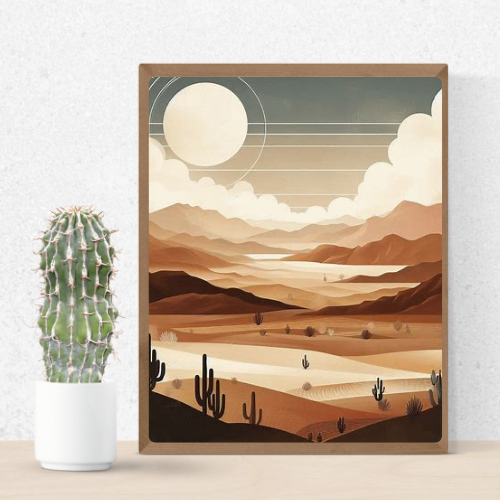 Earthy Tones Desert