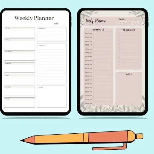 Digital Planner – Printable & iPad-Friendly Ma boutique