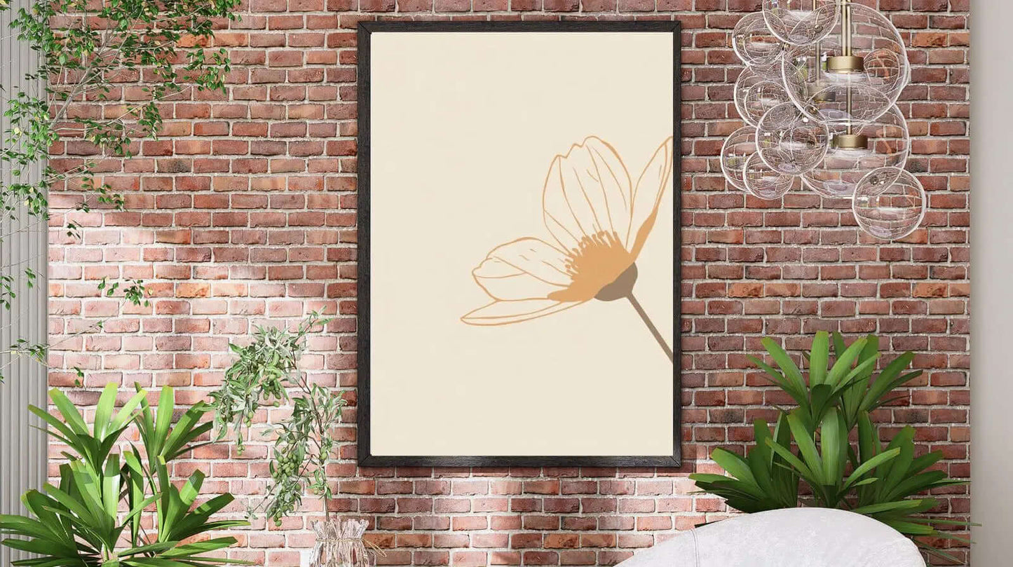 Minimalist Floral Trio – Digital Wall Art earthART