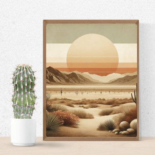 Earthy Tones Desert
