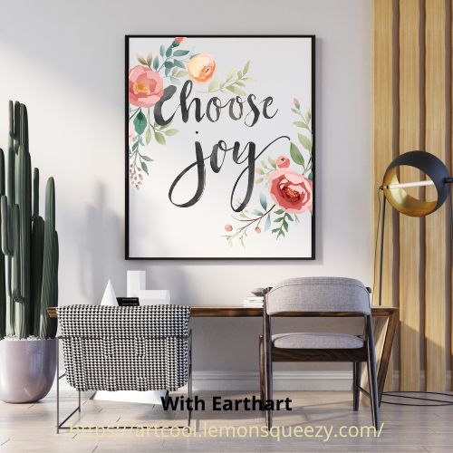 Inspirational Quote Wall Art Set – “Home Sweet Home”, “Choose Joy”, “You Got This” – Printable Motivational Posters, Digital Download Decor